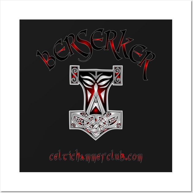 Berserker War Hammer Wall Art by celtichammerclub